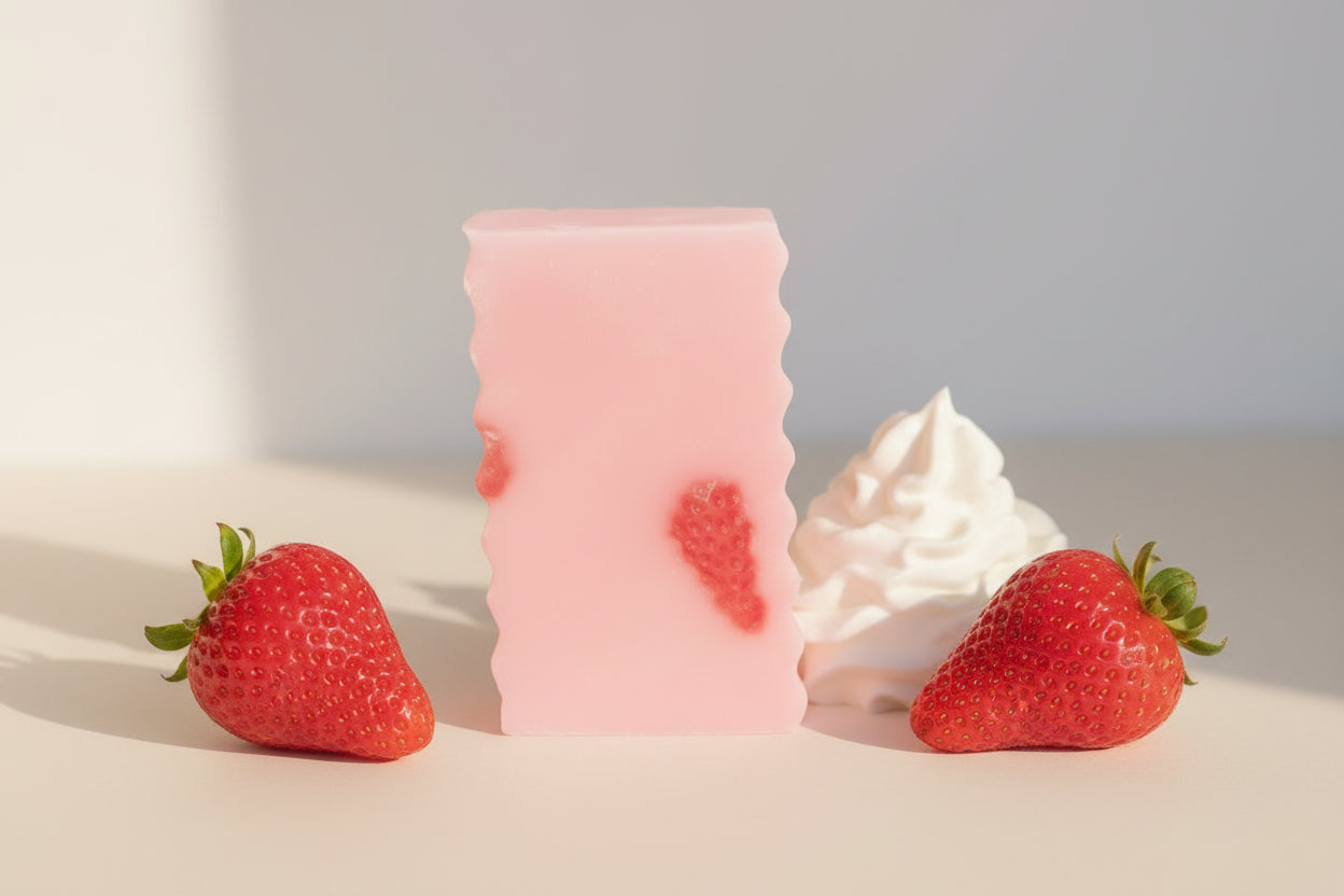 Strawberries & Cream Goat Milk Soap