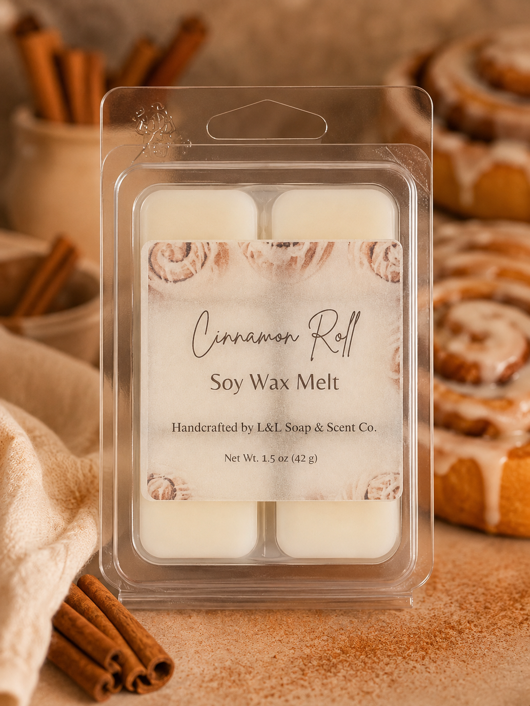 Cinnamon Roll Soy Wax Melt