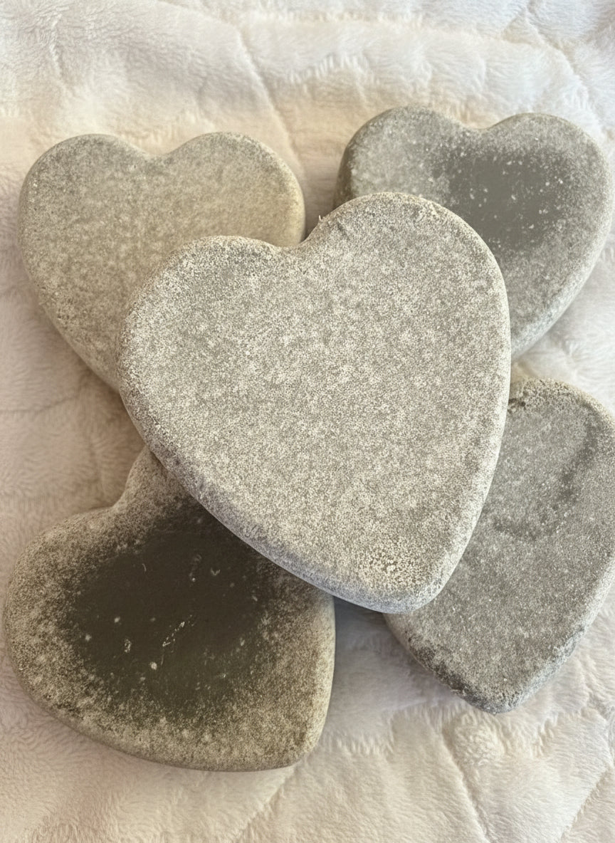 Nature’s Charcoal Blend Sugar Cookie “Hearts” w/ Activated Charcoal Soap