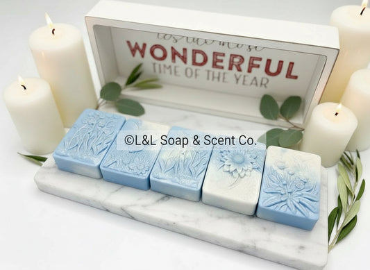 Goats Milk Baby Powder Bar – Butterfly & Flower Soap