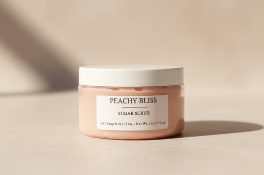 Peachy Bliss Foaming Sugar Scrub