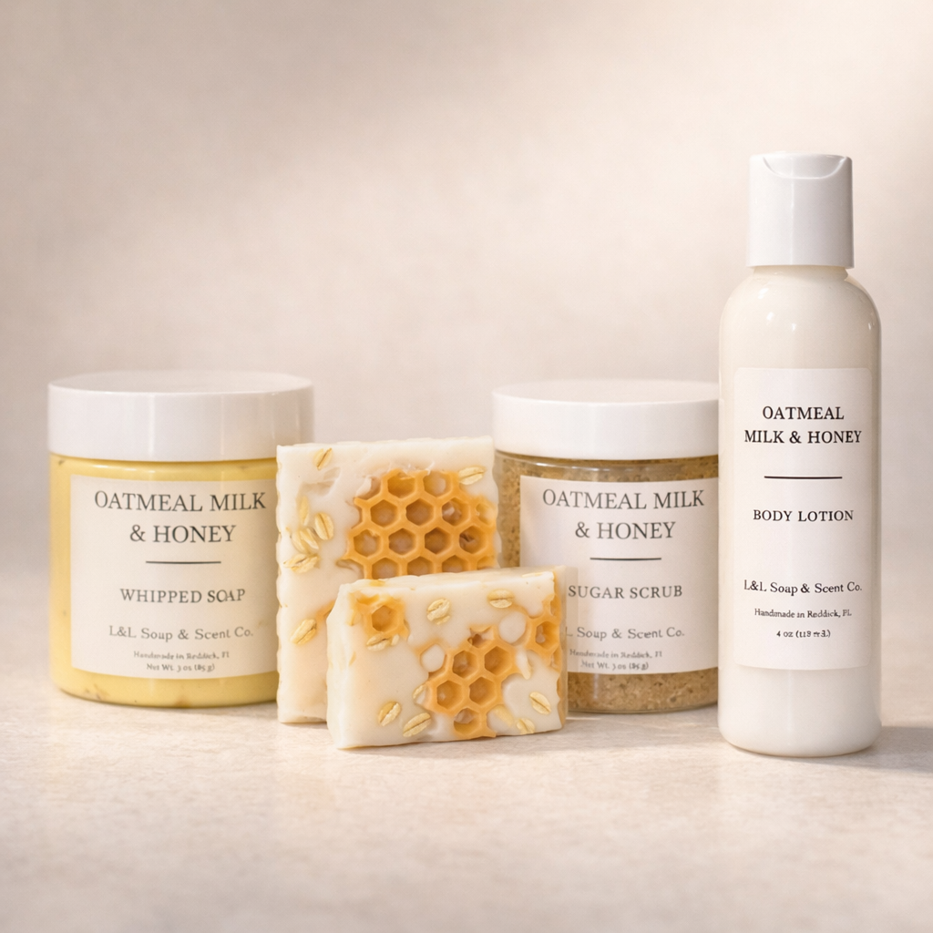 Oatmeal Milk & Honey Self-Care Set