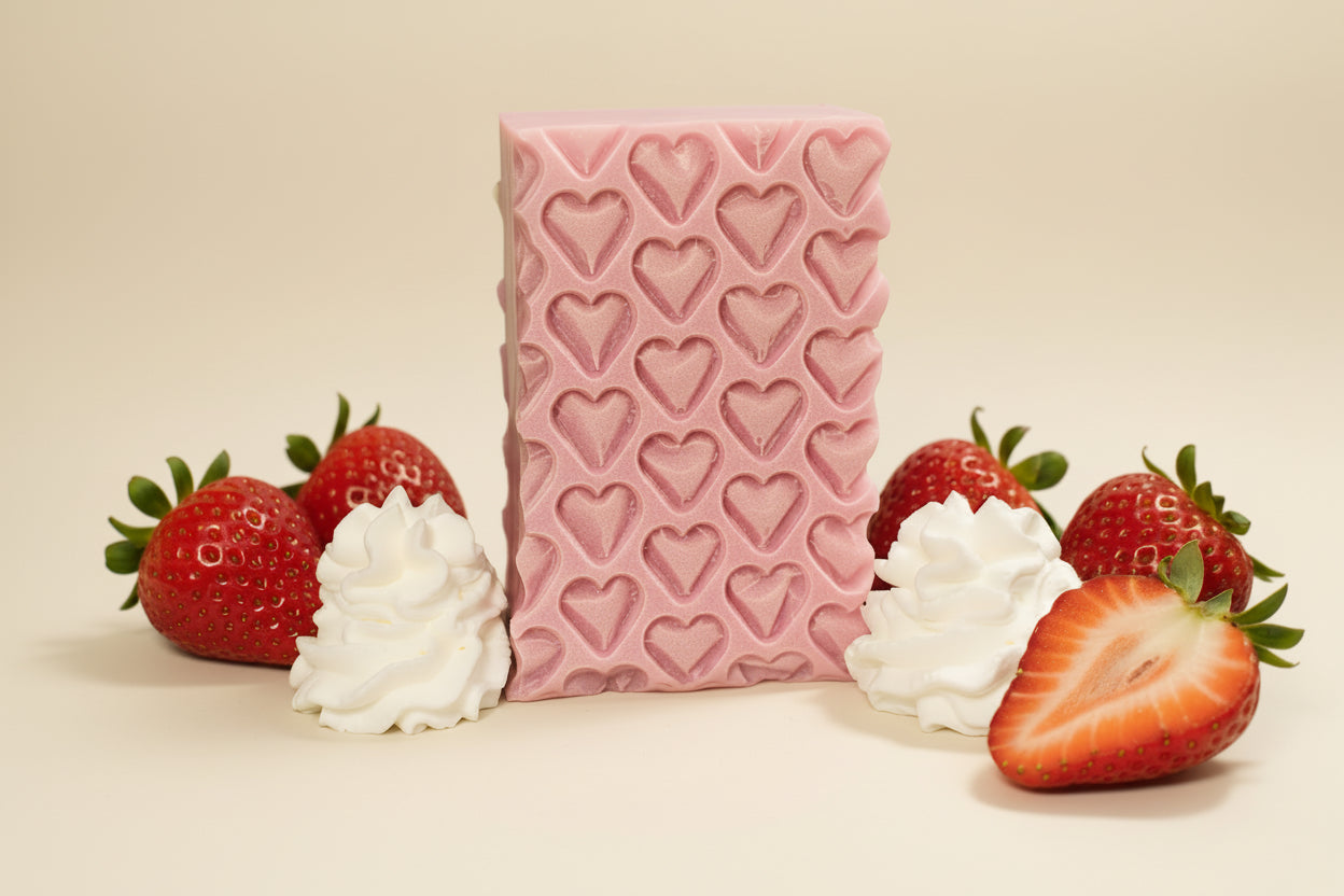 Strawberries & Cream Goat Milk Soap