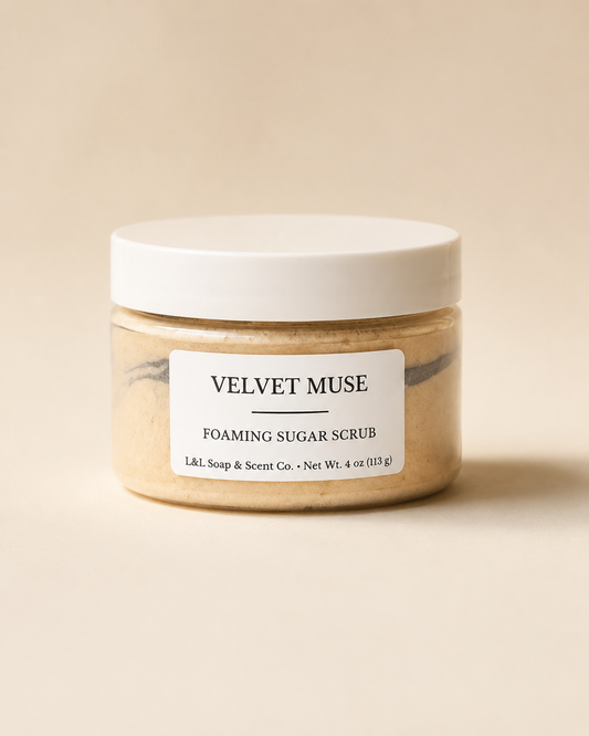 Velvet Muse Foaming Sugar Scrub