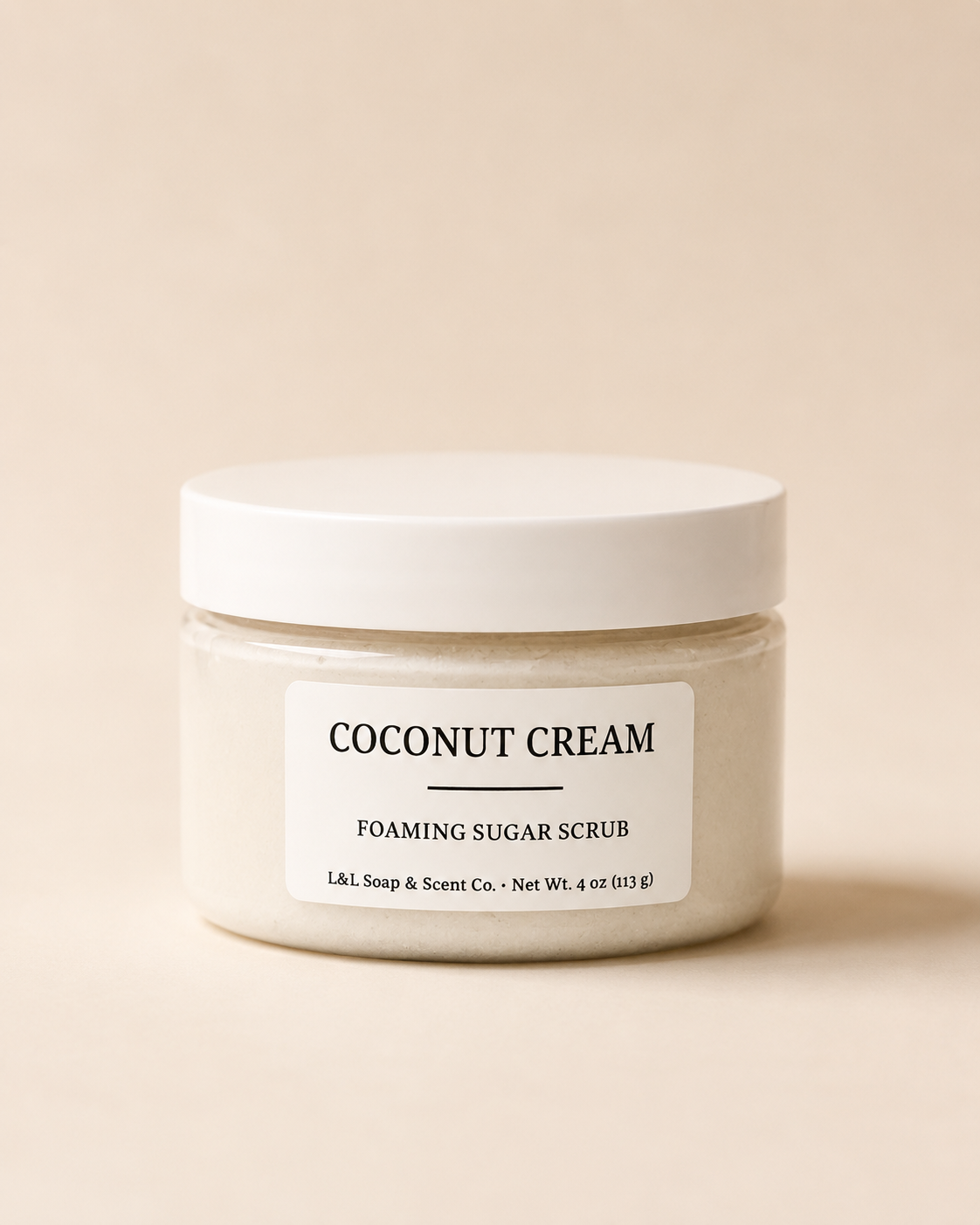 Coconut Cream Foaming Sugar Scrub