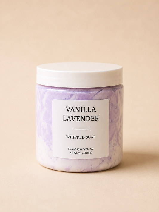 Vanilla Lavender Whipped Soap