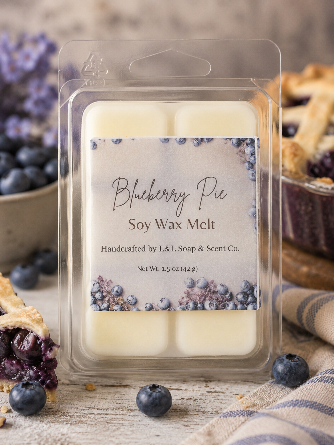 Blueberry Pie Soy Wax Melt