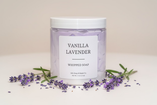 Vanilla Lavender Whipped Soap